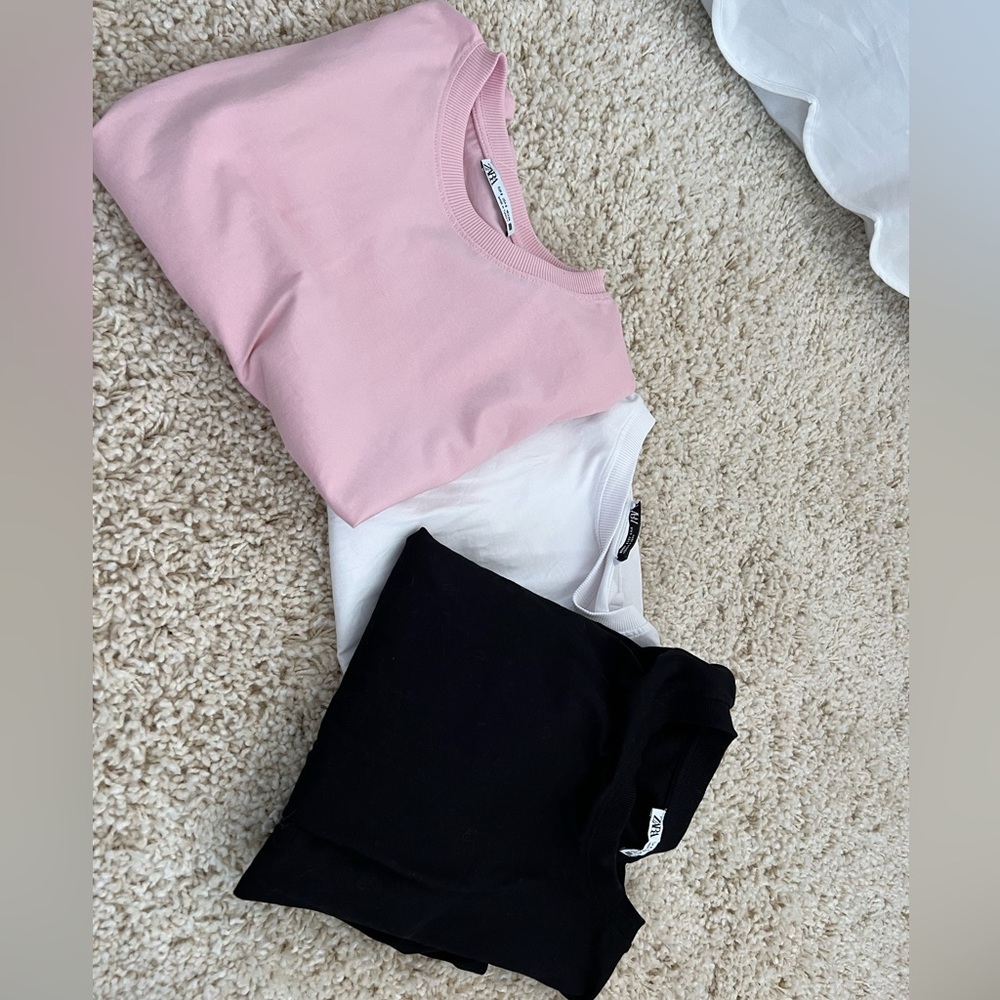 Zara t shirts all size small